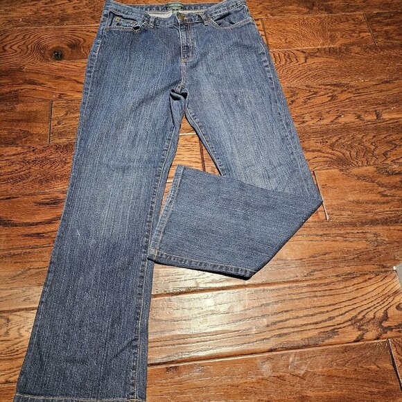 Lauren Jeans Co. Ralph Lauren Bootcut Woman's S 10 90's Denim Jeans Y2K R1441381 - Picture 9 of 10